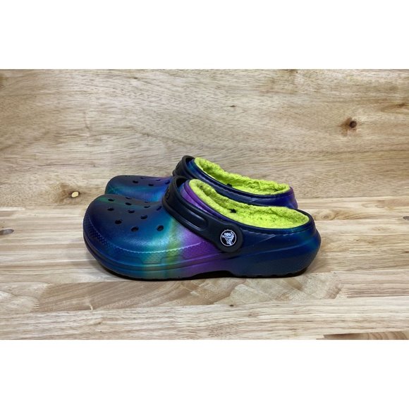 Crocs Classic Lined Out of This World 207322 0GU Youth Size J2 - Picture 3 of 9